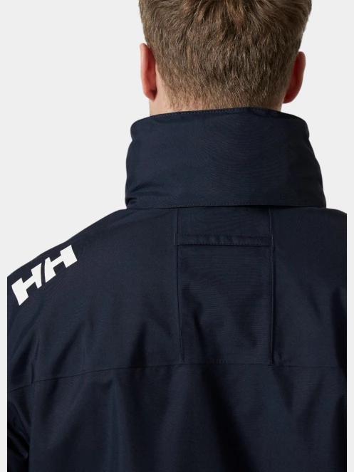 Helly Hansen Crew Hooded Jacket 2.0 férfi vitorlás kabát sötétkék színben 5