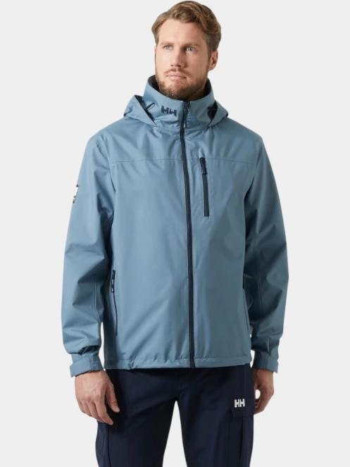 Helly Hansen Crew Hooded Jacket 2.0 férfi vitorlás kabát kék színben 2
