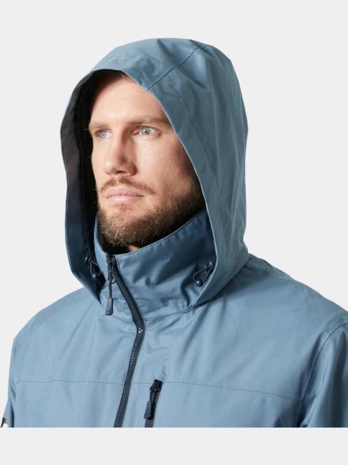 Helly Hansen Crew Hooded Jacket 2.0 férfi vitorlás kabát kék színben 8