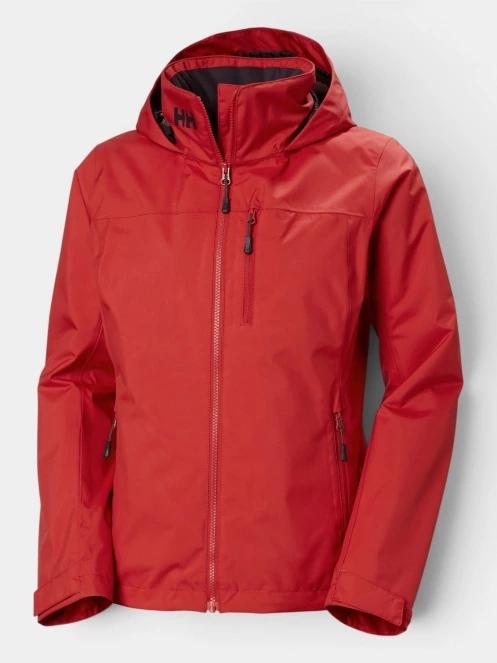 Helly Hansen W Crew Hooded Midl Jacket 2.0 női vitorlás kabát piros színben 2