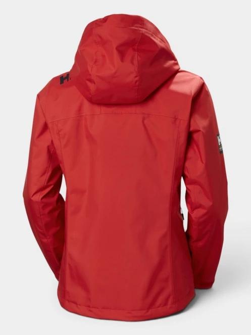 Helly Hansen W Crew Hooded Midl Jacket 2.0 női vitorlás kabát piros színben 3