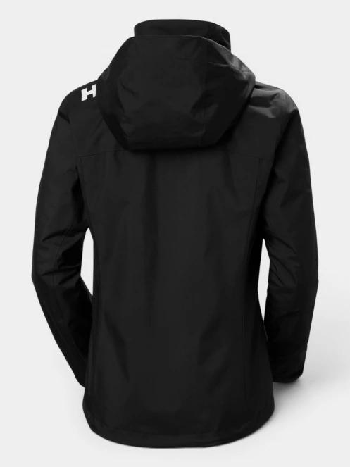 Helly Hansen W Crew Hooded Midl Jacket 2.0 női vitorlás kabát fekete színben 3