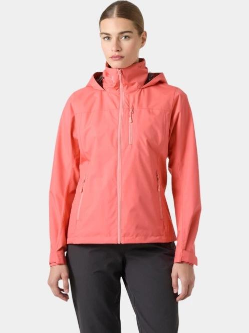 Helly Hansen W Crew Hooded Jacket 2.0 női vitorlás kabát rózsaszín színben 2