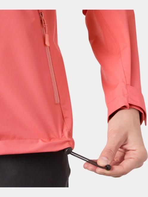 Helly Hansen W Crew Hooded Jacket 2.0 női vitorlás kabát rózsaszín színben 5