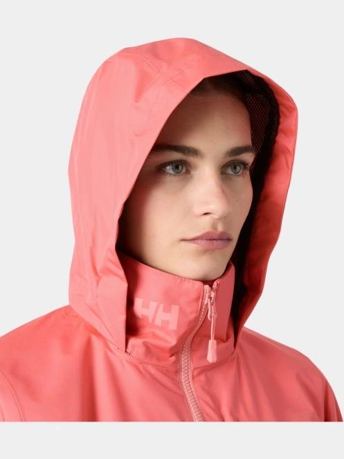 Helly Hansen W Crew Hooded Jacket 2.0 női vitorlás kabát rózsaszín színben 8