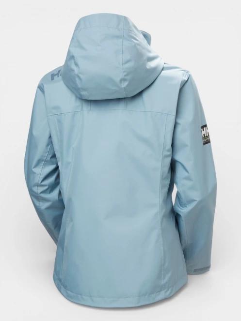 Helly Hansen W Crew Hooded Jacket 2.0 női vitorlás kabát világoskék színben 8