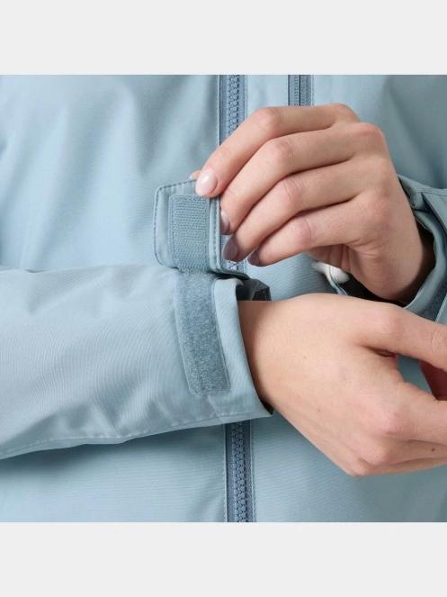 Helly Hansen W Crew Hooded Jacket 2.0 női vitorlás kabát világoskék színben 6