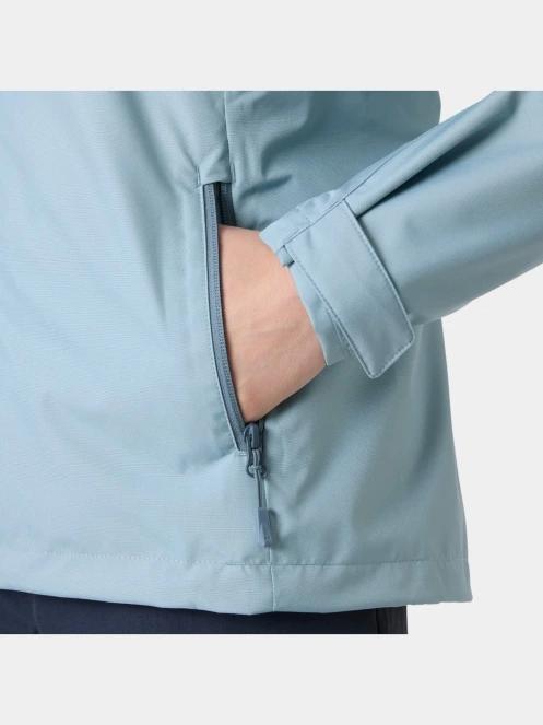 Helly Hansen W Crew Hooded Jacket 2.0 női vitorlás kabát világoskék színben 7