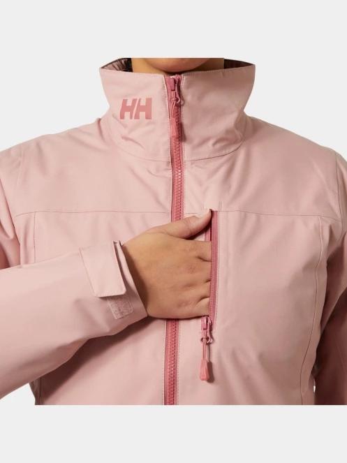 Helly Hansen W Crew Midlayer Jacket 2 női vitorlás kabát rózsaszín színben 5