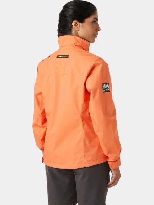 Helly Hansen W Crew Jacket 2.0 női vitorlás kabát narancssárga színben 3