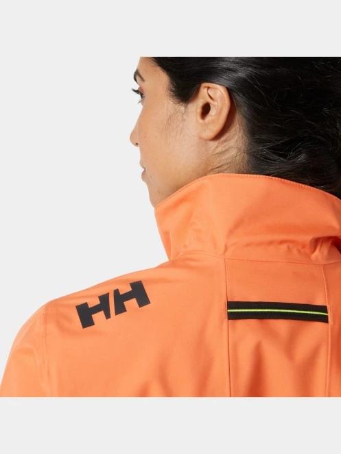 Helly Hansen W Crew Jacket 2.0 női vitorlás kabát narancssárga színben 5