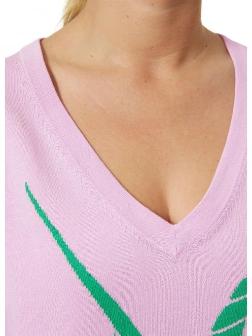 Helly Hansen W Salt Summer Knit női pulóver lila színben 4