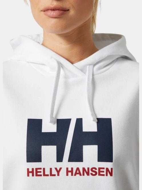Helly Hansen W Hh Logo Hoodie 2.0 női kapucnis pulóver fehér színben 4