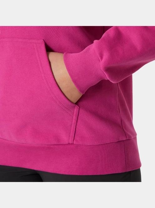 Helly Hansen W Hh Logo Hoodie 2.0 női kapucnis pulóver magenta színben 4