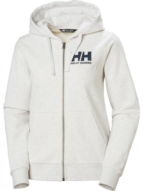 Helly Hansen W Hh Logo Full Zip Hoodie 2.0 női kapucnis pulóver szürke színben 6