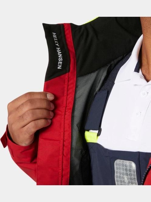Helly Hansen Pier Jacket 4.0 férfi vitorlás kabát piros színben 4