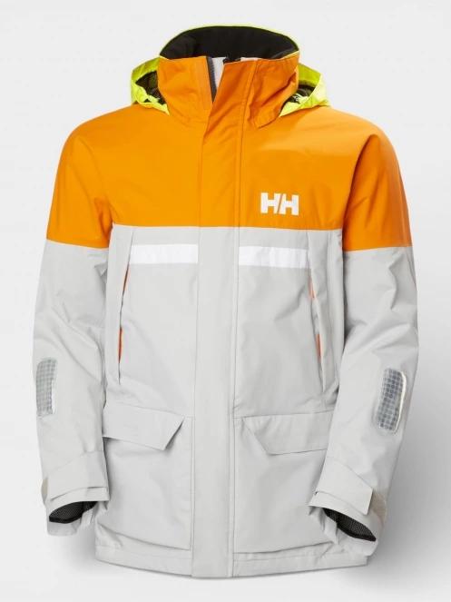 Helly Hansen Pier Jacket 4.0 férfi vitorlás kabát szürke színben 11
