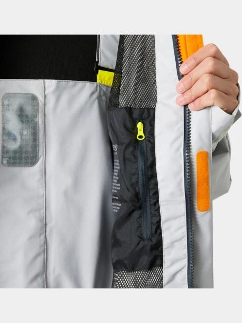 Helly Hansen Pier Jacket 4.0 férfi vitorlás kabát szürke színben 4