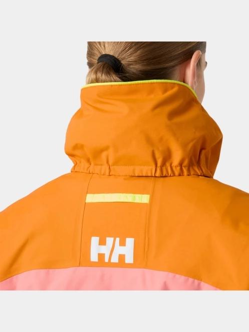 Helly Hansen W Pier Jacket 4.0 női vitorlás kabát rózsaszín színben 9
