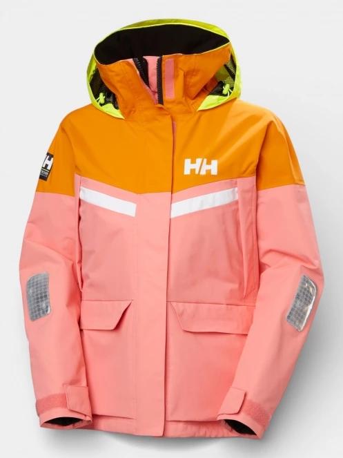 Helly Hansen W Pier Jacket 4.0 női vitorlás kabát rózsaszín színben 11