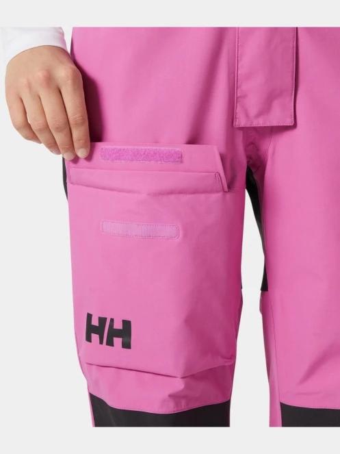 Helly Hansen W Pier 4.0 Bib női vitorlás kabát rózsaszín színben 5
