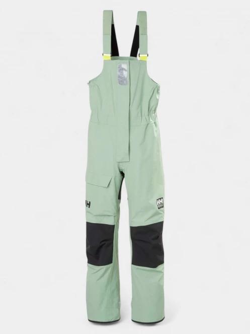 Helly Hansen W Pier 4.0 Bib női vitorlás kabát zöld színben 8