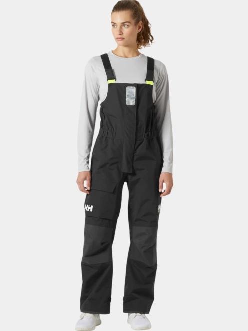Helly Hansen W Pier 4.0 Bib női vitorlás kabát fekete színben 2