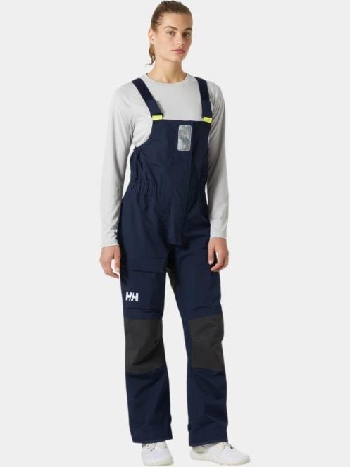 Helly Hansen W Pier Bib 4.0 női vitorlás overál sötétkék színben 2