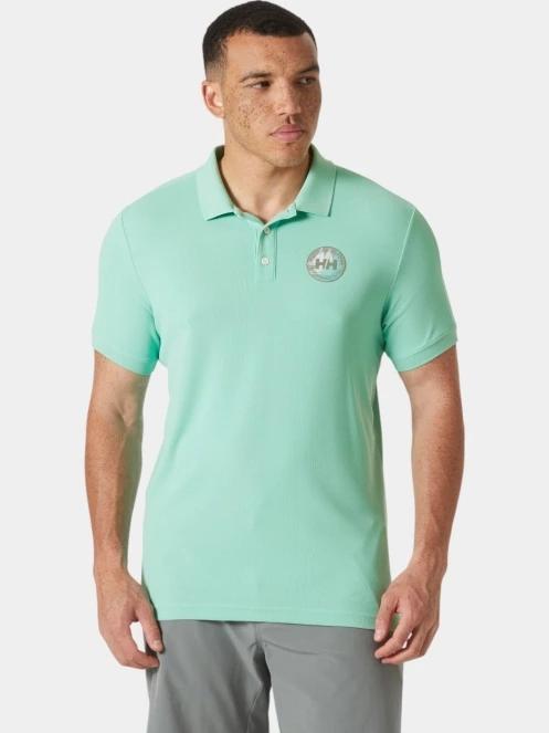 Helly Hansen Hp Race Polo 2.0 férfi galléros póló zöld színben 2