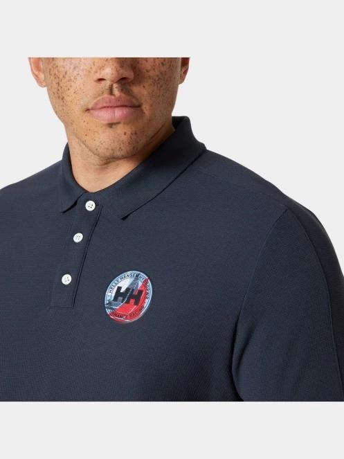 Helly Hansen Hp Race Polo 2.0 férfi galléros póló sötétkék színben 4