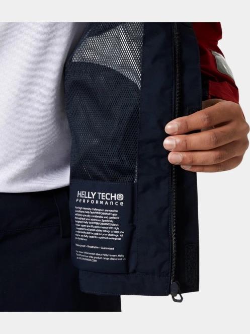 Helly Hansen Quayside Jacket férfi vitorlás kabát piros színben 4