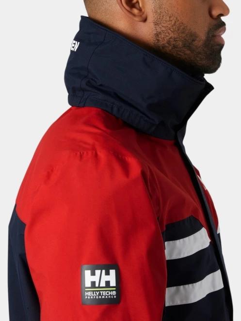 Helly Hansen Quayside Jacket férfi vitorlás kabát piros színben 7