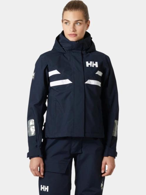 Helly Hansen W Quayside Jacket női vitorlás kabát sötétkék színben 2