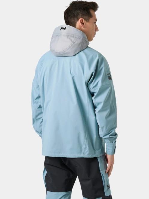 Helly Hansen Hp Foil Flyer Jacket férfi vitorlás kabát világoskék színben 3