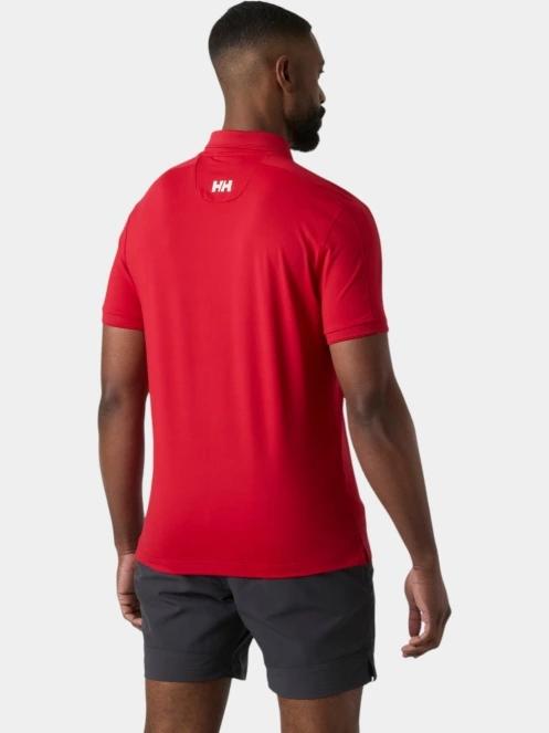 Helly Hansen Hp Salina Polo férfi galléros póló piros színben 3