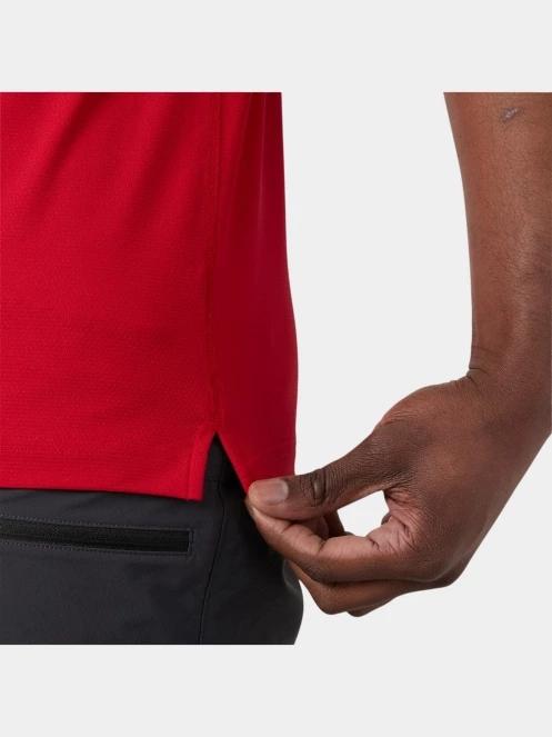 Helly Hansen Hp Salina Polo férfi galléros póló piros színben 4