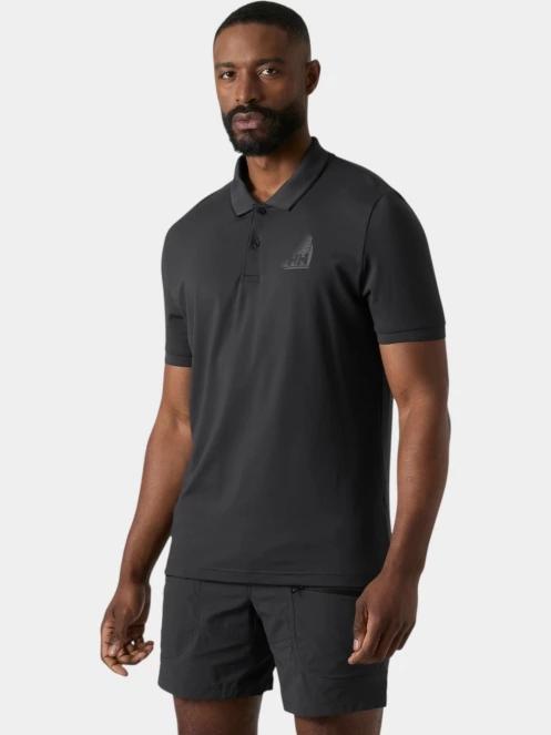 Helly Hansen Hp Figari Polo férfi galléros póló szürke színben 2