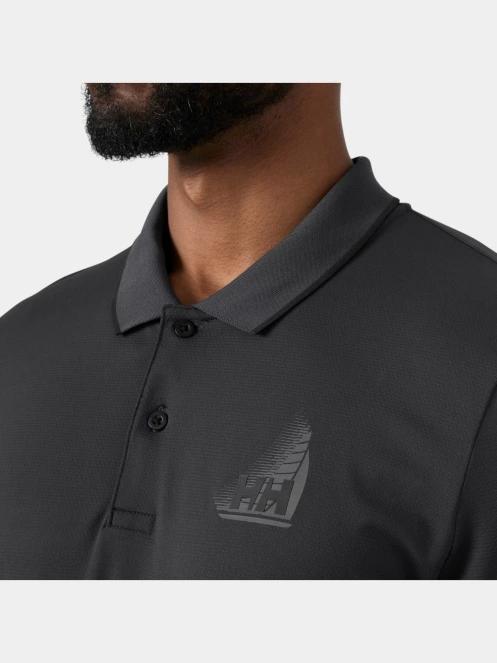 Helly Hansen Hp Figari Polo férfi galléros póló szürke színben 4