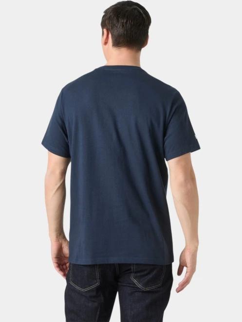 Helly Hansen Crew T-Shirt 2.0 férfi rövid ujjú póló sötétkék színben 3