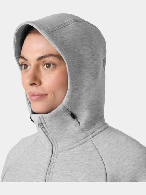 Helly Hansen W Hp Ocean Fz Jacket női kapucnis pulóver szürke színben 4