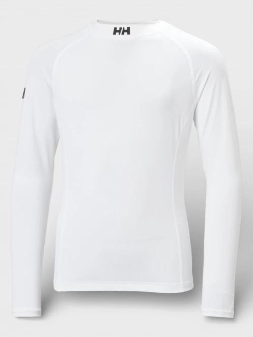 Helly Hansen Jr Waterwear Rashguard hosszú ujjú lycra fehér színben 6