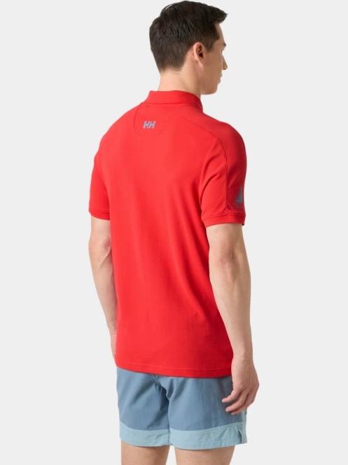 Helly Hansen Hp Race Polo férfi galléros póló piros színben 3
