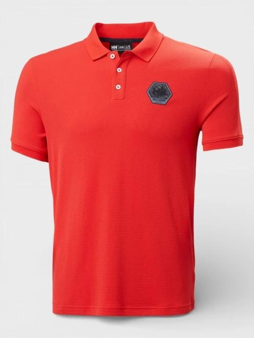 Helly Hansen Hp Race Polo férfi galléros póló piros színben 5