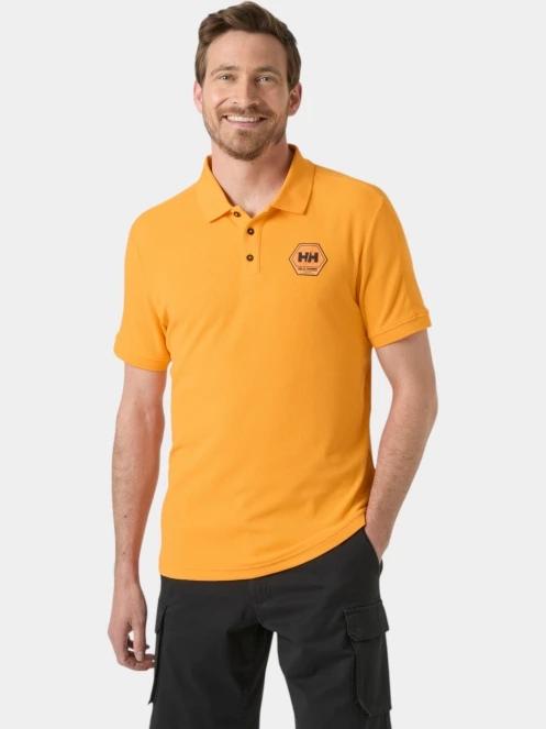 Helly Hansen Hp Race Polo férfi galléros póló narancssárga színben 2