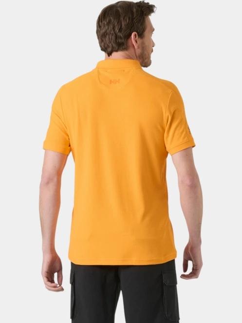 Helly Hansen Hp Race Polo férfi galléros póló narancssárga színben 3