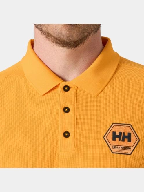 Helly Hansen Hp Race Polo férfi galléros póló narancssárga színben 5