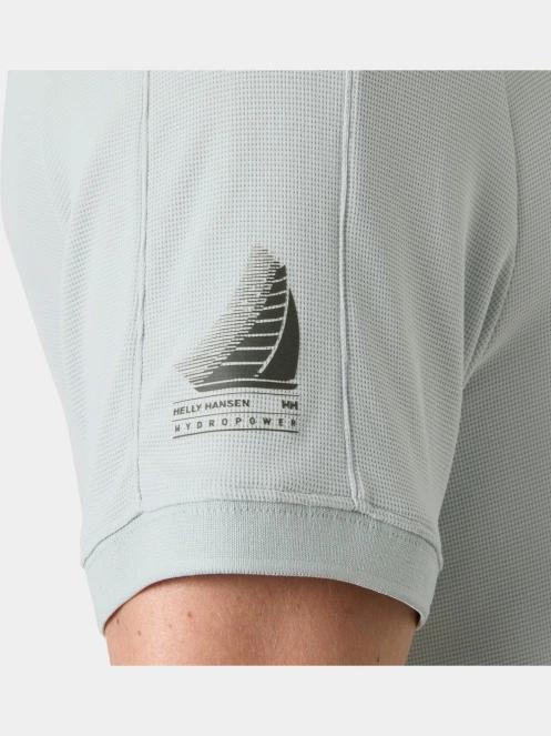 Helly Hansen Hp Race Polo férfi galléros póló szürke színben 4