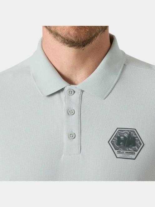 Helly Hansen Hp Race Polo férfi galléros póló szürke színben 5