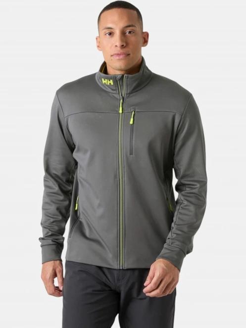 Helly Hansen Crew Fleece Jacket férfi polár pulóver szürke színben 2