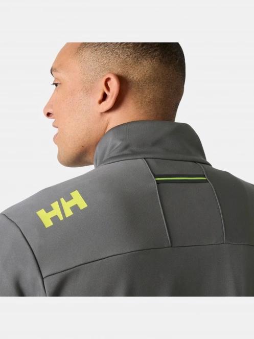 Helly Hansen Crew Fleece Jacket férfi polár pulóver szürke színben 4